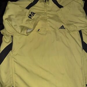 Adidas Yellow Windbreaker Jacket